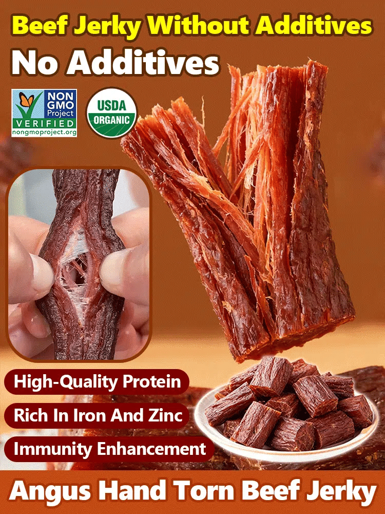 Add high-protein pure beef jerky.-Sean