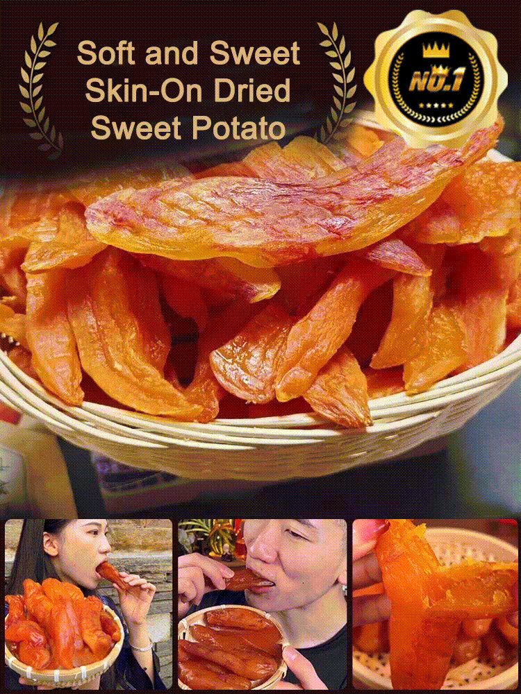 Soft and Sweet Skin-On Dried Sweet Potato-Sean