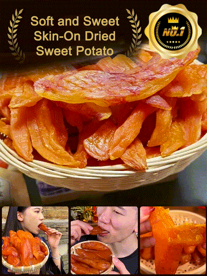 Soft and Sweet Skin-On Dried Sweet Potato-Sean
