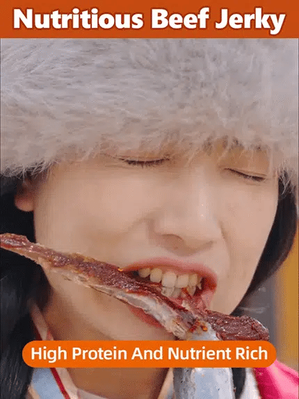 Add high-protein pure beef jerky.-Sean