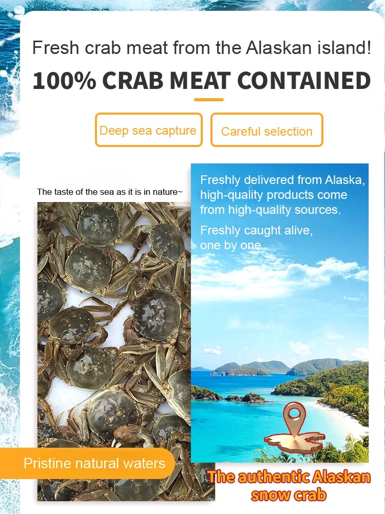 Alaskan Snow Crab Ready-to-EatCrispy Crab-Sean