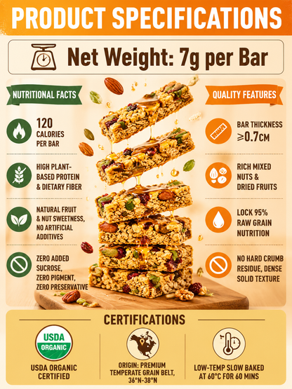 🥚Oat Protein Granola Bars Low Calorie Snack-Sean