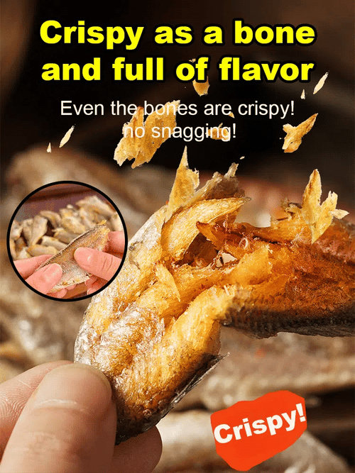 High-protein ready-to-eat deep-sea fish crisps-Sean