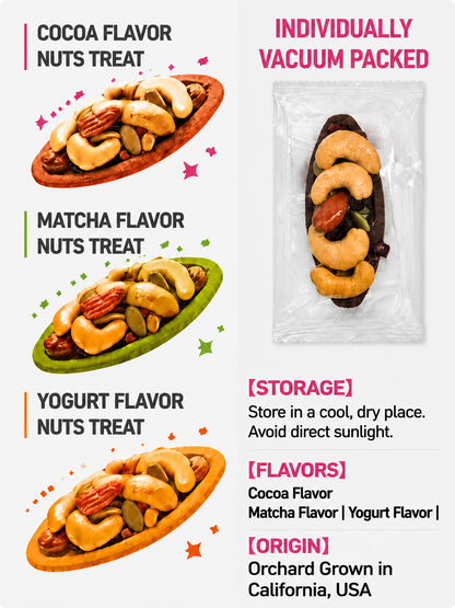 🍪Premium Crispy Almond Cashew Cookies – Roasted Nut Snack with Cocoa, Matcha & Original Flavors-Luke