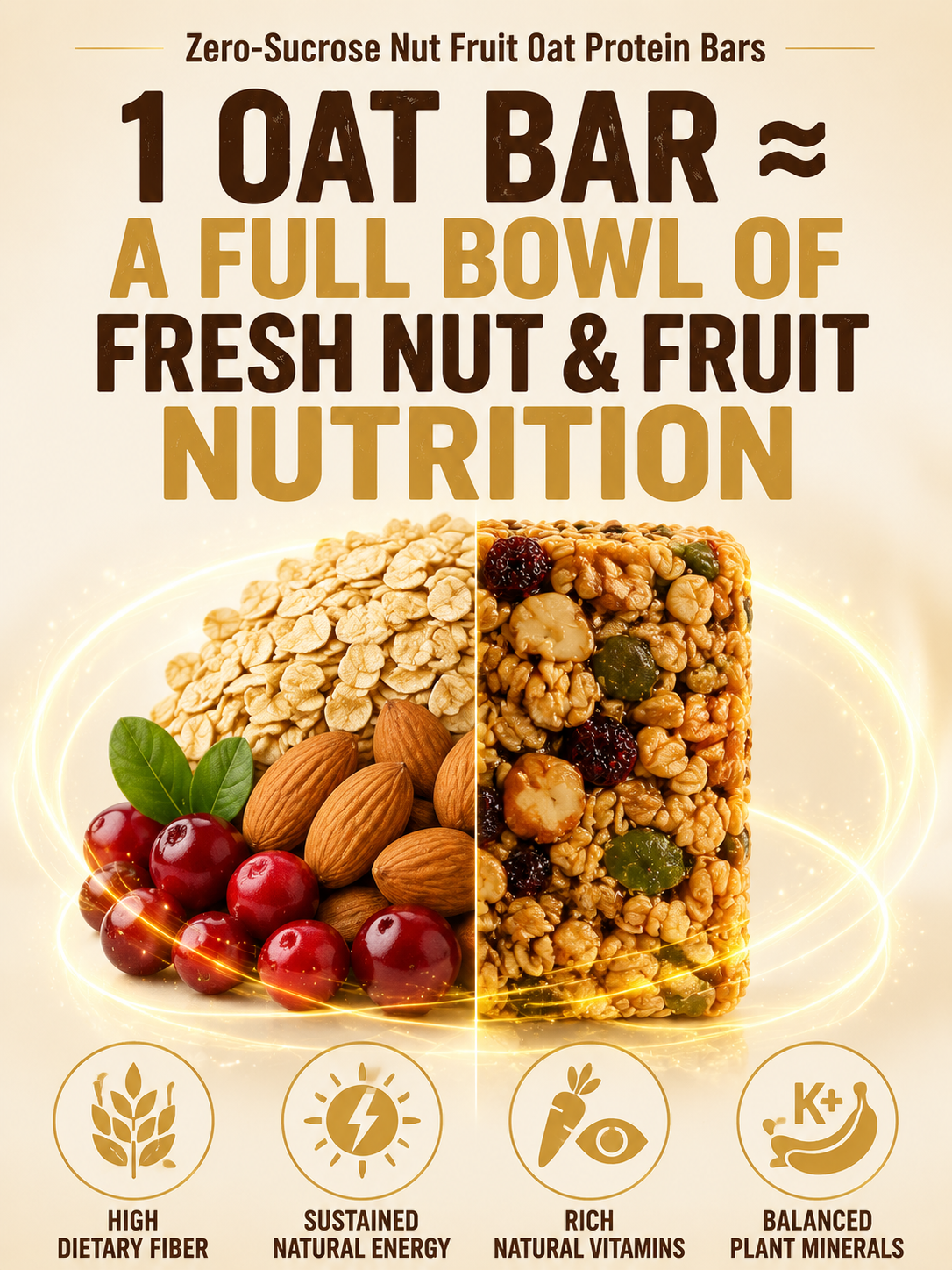 🥚Oat Protein Granola Bars Low Calorie Snack-Sean