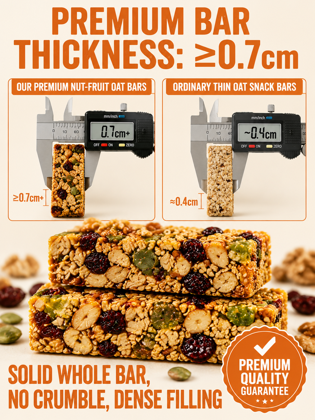 🥚Oat Protein Granola Bars Low Calorie Snack-Sean