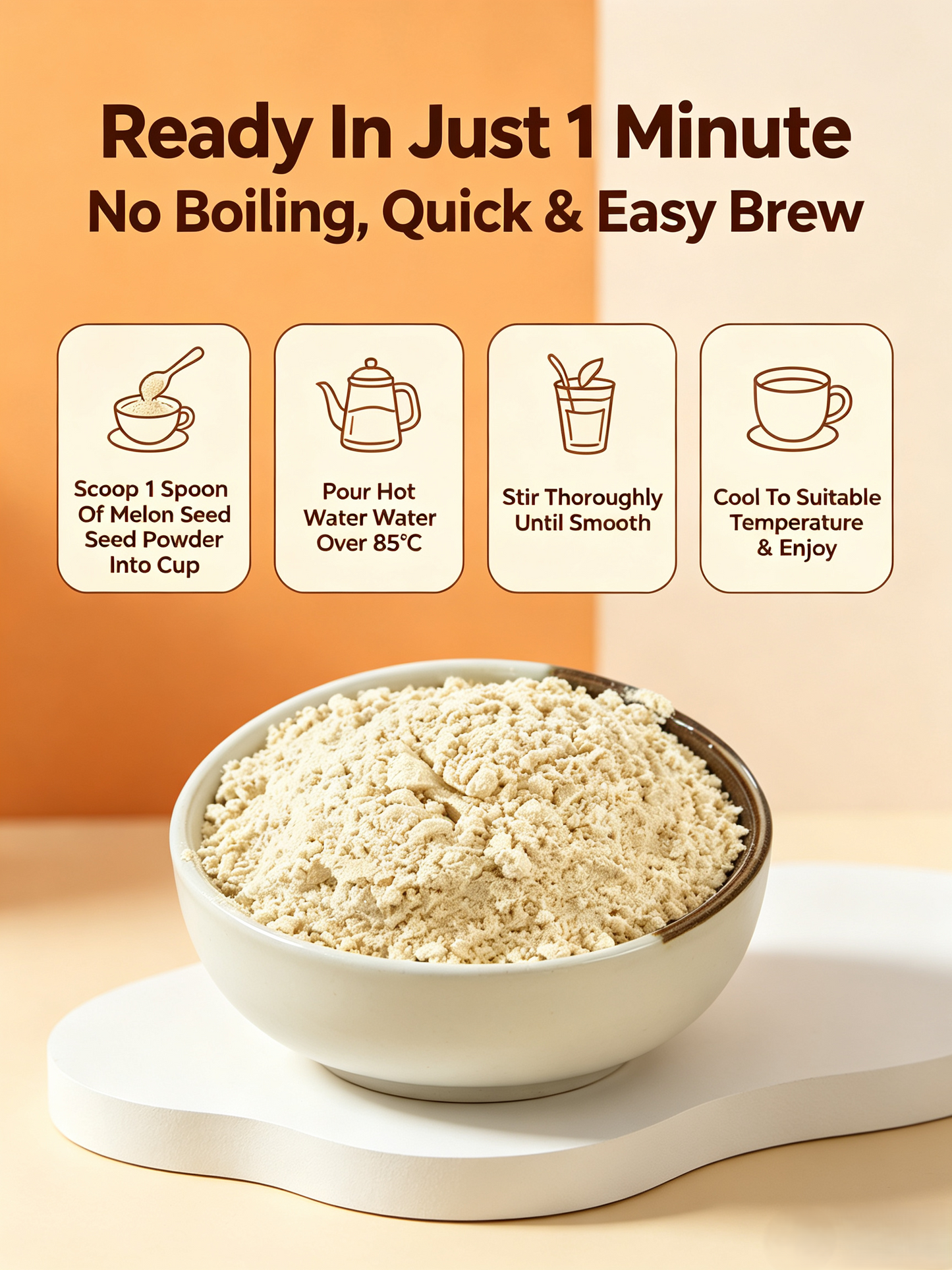 🍈 Premium Seed Powder Blend | Smooth Taste, Easy Nutrition-Luke