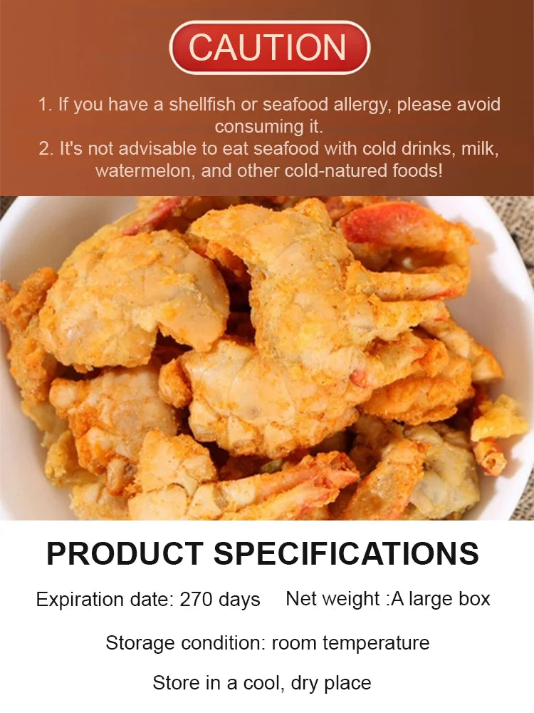 Alaskan Snow Crab Ready-to-EatCrispy Crab-Sean
